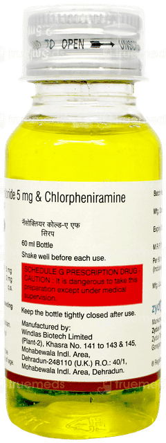 Nasoclear Cold Af Syrup 60Ml Nasoclear Cold Af Syrup 60Ml